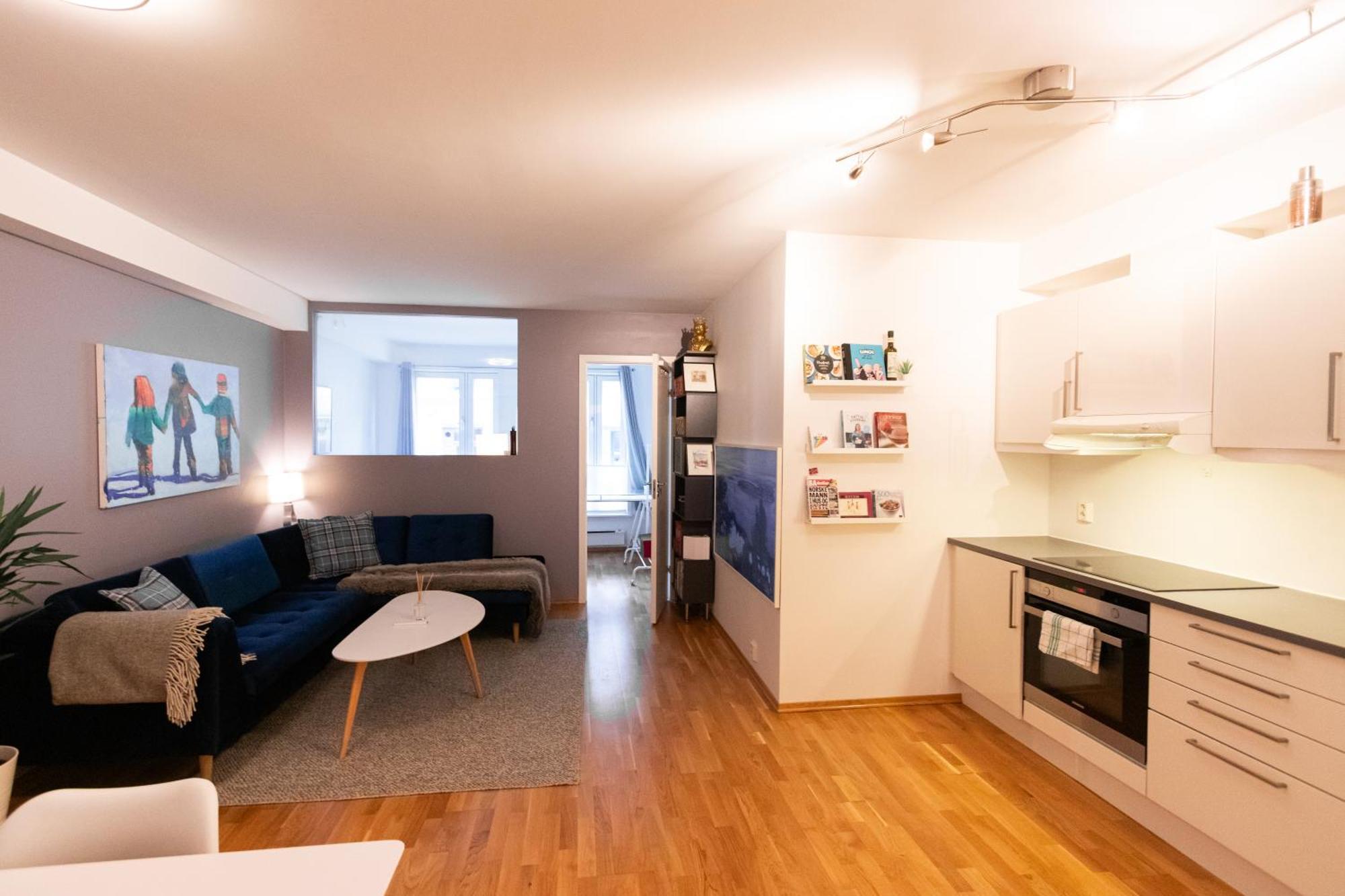 Nice, Modern Apartment in Central Bergen Buitenkant foto